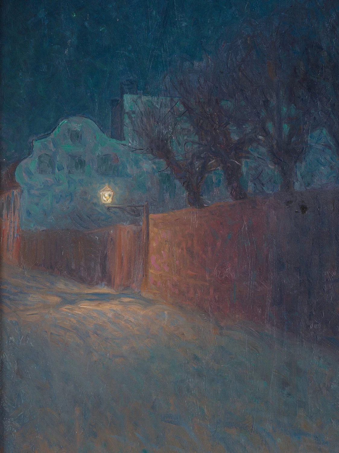 Eugène Jansson - scena di strada da Bastugatan